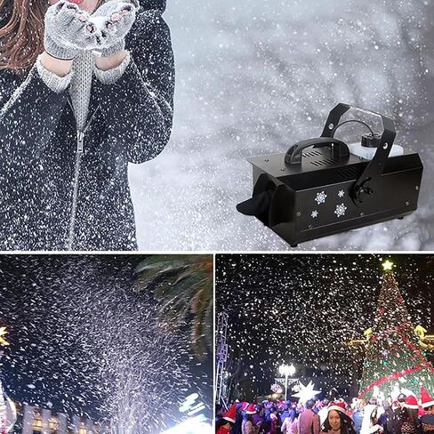 آلة ثلج 600 واط، صانع ندفة الثلج مع جهاز تحكم عن بعد وخزان زيت 1 لتر، مسافة رش مباشرة 4-5 متر، حجم ندفة الثلج وحجم الرذاذ قابل للتعديل، لتصوير الأفلام ومحطات التلفزيون والمراحل والحانات in Kuwait