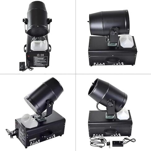 2000W Snow Machine with Remote Control, 120° Adjustable Snowflake Size, Ideal for Indoor/Outdoor DJ Parties, Christmas Celebrations, Weddings, Holiday Events in Kuwait