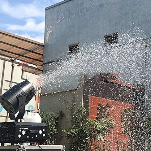 2000W Professional Snow Machine with Remote Control, 180° Swing Snowflake Maker for Christmas, Weddings, Parties & DJ Stage - Create Realistic Falling Snowflakes Effect in Kuwait