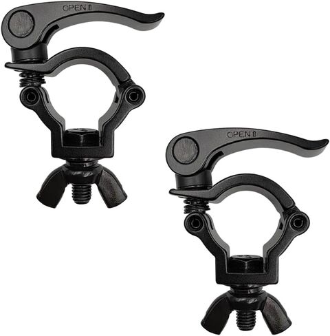 1-1/4-1-3/8 بوصة سريعة الإصدار المرحلة ضوء المشبك الجمالون المشابك الثقيلة 165lbs إضاءات دي جي المشابك تناسب الأنابيب OD 32-35 مللي متر F24 2 حزمة in Kuwait