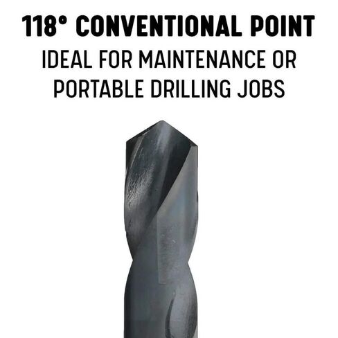 7/8 in. Steel Black Oxide Reduced Shank Drill Bit with 1/2 in. Shank in Saudi Arabia