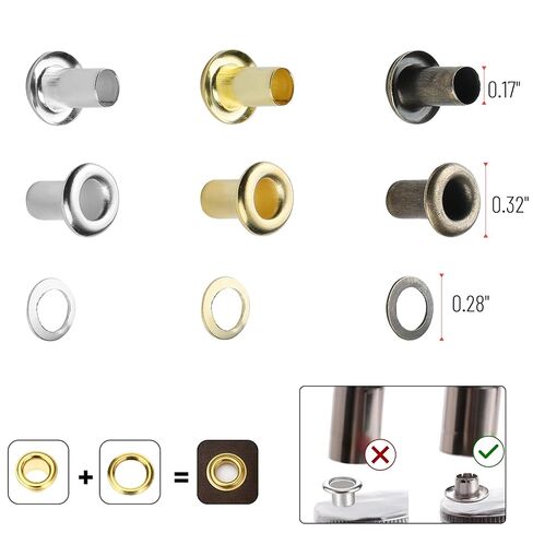 UNCO- مجموعة أدوات ثقب الجلد، مقبض أحمر، أحجام متعددة للثقب، ثقب الحزام للجلد والأحزمة والأشرطة وأطواق الحيوانات الأليفة والأحذية والسروج والقماش والحرف اليدوية، مع مجموعة حلقات معدنية 100 مجموعة in Kuwait