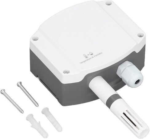 Wall Mounted Temperature Humidity Transmitter with Wall Mount, -40℃ ~ + 120℃ Range IP65 Waterproo Transmitter for Greenhouse Bedroom, Wine Cellar, Basements in Saudi Arabia