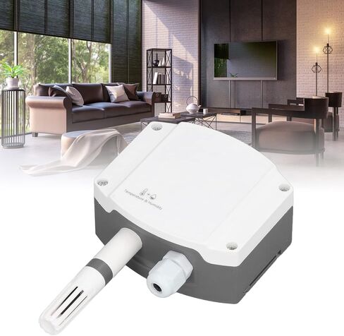 Wall Mounted Temperature Humidity Transmitter with Wall Mount, -40℃ ~ + 120℃ Range IP65 Waterproo Transmitter for Greenhouse Bedroom, Wine Cellar, Basements in Saudi Arabia