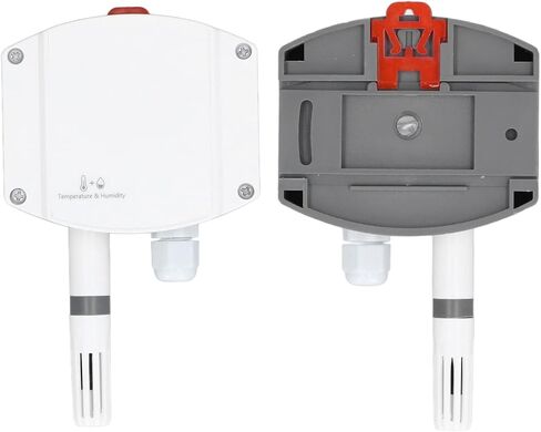 Wall Mounted Temperature Humidity Transmitter with Wall Mount, -40℃ ~ + 120℃ Range IP65 Waterproo Transmitter for Greenhouse Bedroom, Wine Cellar, Basements in Saudi Arabia