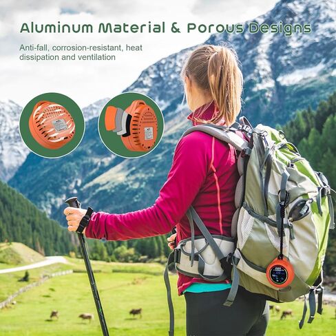 كاشف الأكسجين، جهاز قياس الأكسجين 5 في 1 القابل لإعادة الشحن SQECH يقيس ثاني أكسيد الكربون/O2/درجة الحرارة/الرطوبة/الضغط الجوي، مقياس الأكسجين المحمول مع منبه وإضاءة خلفية ملونة، للمنزل، والتخييم، والمركبات الترفيهية، والسفر in Kuwait