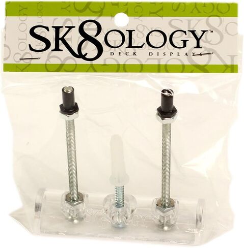 Sk8ology Skateboard Deck Display 10 Pc Kit Floating Wall Mount in Kuwait