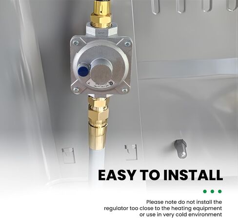 3/4" NPT Natural Gas Pressure Regulator Outlet 3" inlet 6" Water Column Range，Commercial Grade Gas Regulator for HVAC, Boilers, Grills and Industrial Applications in Saudi Arabia