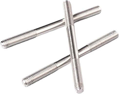 Double End Threaded Screw Rod 10PCS M3 Stainless Steel Double End Thread Screw Headless Studs Bolt Dual Head Thread Bar Stud Rod M3x20/25/30/35/40-200mm(M3x25 mm) in Saudi Arabia