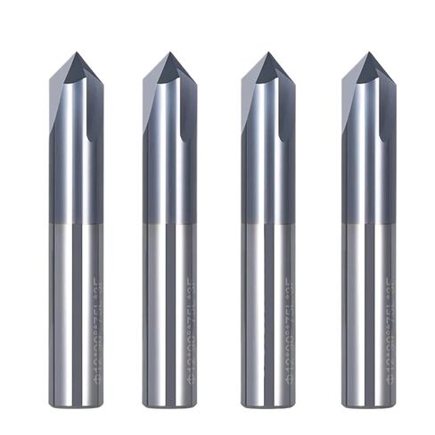 Chamfer End Mill for Caving V Groove Router Bit 60 90 120 Degree 2-12mm Carbide V Bits Engraving Milling Cutter 3 Flutes(3xD3x60deg) in Saudi Arabia
