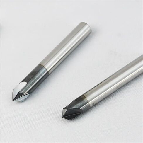 Chamfer End Mill for Caving V Groove Router Bit 60 90 120 Degree 2-12mm Carbide V Bits Engraving Milling Cutter 3 Flutes(3xD3x60deg) in Saudi Arabia