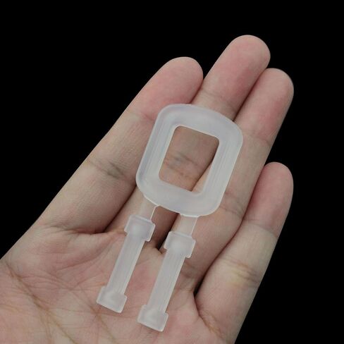 XGNG 200 قطعة من أبازيم الربط اليدوية البلاستيكية للتغليف ومشابك حزام الشد لصندوق البليت لتجميع أبازيم سحب يدوية صديقة للبيئة لنقل البضائع والإكسسوارات باللون الأبيض in Kuwait