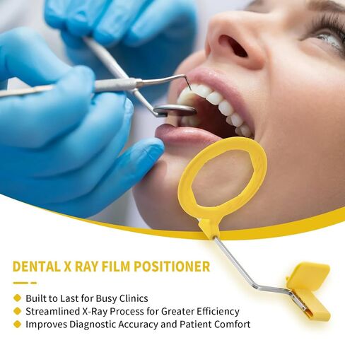 PER4MANCE Dental X-Ray Indicator Arms and Aiming Rings for Posterior Imaging, Pack of 5, Yellow, Fully Autoclavable in Kuwait