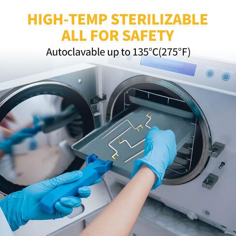 PER4MANCE Dental X-Ray Indicator Arms and Aiming Rings for Posterior Imaging, Pack of 5, Yellow, Fully Autoclavable in Kuwait