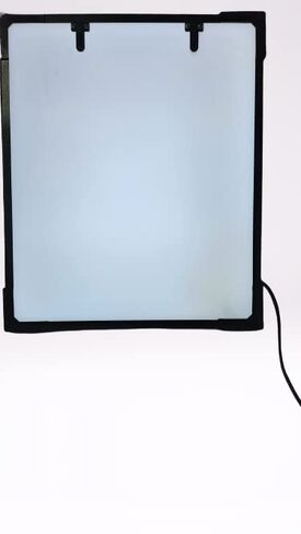 صندوق عرض LED للأشعة السينية مع زر تفعيل فيلم والتحكم في السطوع المتغير، مقاس أبيض - 14 × 17 بوصة، عبوة من قطعة واحدة in Kuwait