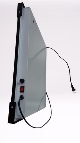 صندوق عرض LED للأشعة السينية مع زر تفعيل فيلم والتحكم في السطوع المتغير، مقاس أبيض - 14 × 17 بوصة، عبوة من قطعة واحدة in Kuwait