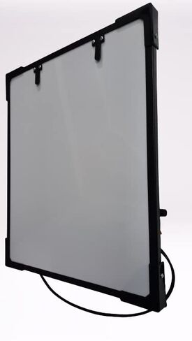 صندوق عرض LED للأشعة السينية مع زر تفعيل فيلم والتحكم في السطوع المتغير، مقاس أبيض - 14 × 17 بوصة، عبوة من قطعة واحدة in Kuwait