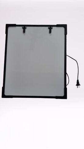 صندوق عرض LED للأشعة السينية مع زر تفعيل فيلم والتحكم في السطوع المتغير، مقاس أبيض - 14 × 17 بوصة، عبوة من قطعة واحدة in Kuwait