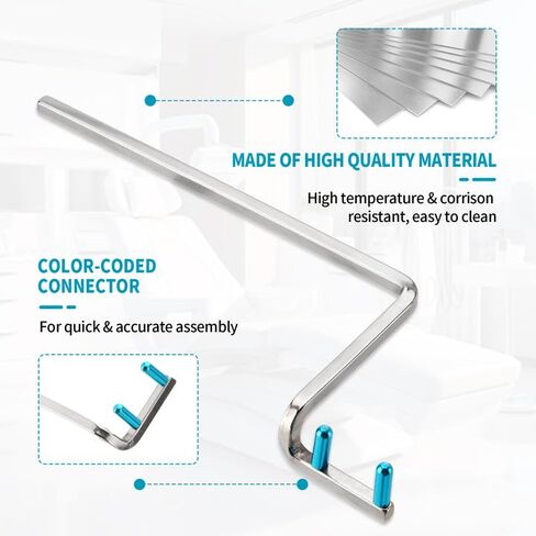 PER4MANCE Dental X-Ray Indicator Arms and Aiming Rings for Anterior Imaging, Pack of 5, Blue, Fully Autoclavable in Kuwait