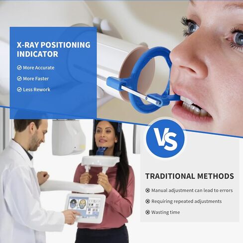 PER4MANCE Dental X-Ray Indicator Arms and Aiming Rings for Anterior Imaging, Pack of 5, Blue, Fully Autoclavable in Kuwait