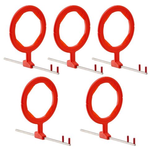 PER4MANCE Dental X-Ray Indicator Arms and Aiming Rings for Bitewing Imaging, Pack of 5, Red, Fully Autoclavable in Kuwait