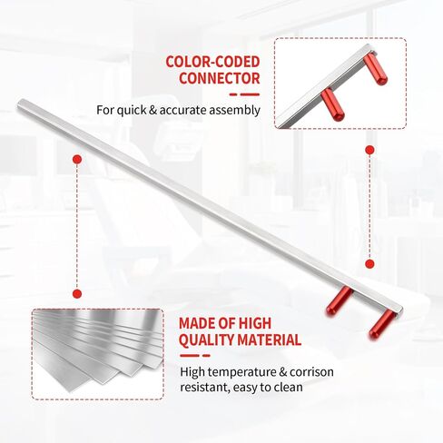 PER4MANCE Dental X-Ray Indicator Arms and Aiming Rings for Bitewing Imaging, Pack of 5, Red, Fully Autoclavable in Kuwait