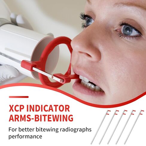 PER4MANCE Dental X-Ray Indicator Arms and Aiming Rings for Bitewing Imaging, Pack of 5, Red, Fully Autoclavable in Kuwait