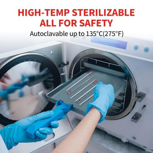 PER4MANCE Dental X-Ray Indicator Arms and Aiming Rings for Bitewing Imaging, Pack of 5, Red, Fully Autoclavable in Kuwait