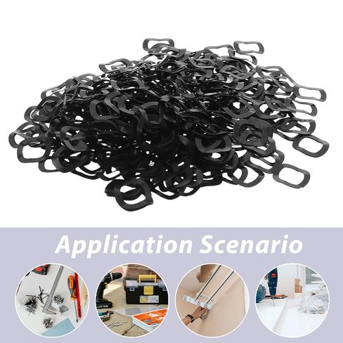1000pcs Black Steel Wavy Spring Washers 6mm Inner Diameter 0.2mm Thickness Triple Crinkle Wave Compression Washers for Screws Motor Bearings Electrical Repairs in Kuwait