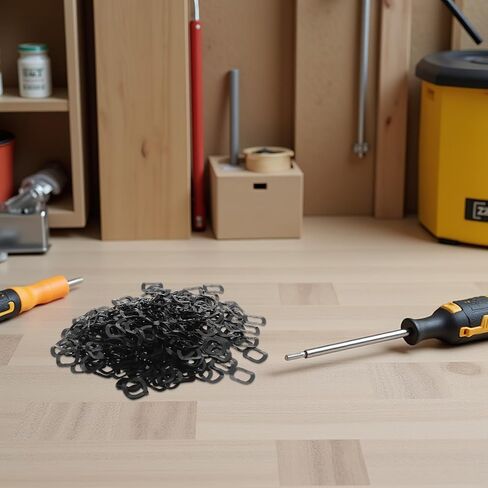 1000pcs Black Steel Wavy Spring Washers 6mm Inner Diameter 0.2mm Thickness Triple Crinkle Wave Compression Washers for Screws Motor Bearings Electrical Repairs in Kuwait