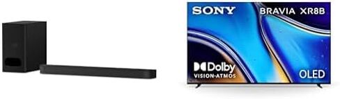 Sony 65 Inch OLED 4K Ultra HD TV BRAVIA XR8B Smart Google TV with Dolby Vision HDR and Exclusive Features for PlayStation® 5 (K-65XR8B), 2025 Model in Saudi Arabia
