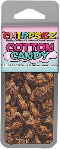 بيك باغز كريكيتس بنكهة حلوى القطن! حشرات الشيربيز الصالحة للأكل يتم تربيتها للاستهلاك البشري in Kuwait