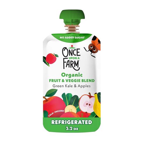 Once Upon A Farm, Organic Green Kale & Apples Pouch, 3.2 Ounce in Saudi Arabia
