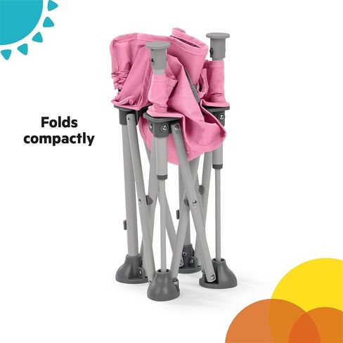 Bright Starts Disney Stitch Pop 'N Sit Portable Booster, Indoor/Outdoor Use, Floor Seat with Feeding Tray, Blue, 6 Mos - 3 Yrs in Saudi Arabia