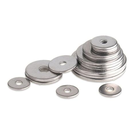 304 Stainless Steel Plain Washers Bolt Gasket M1.6/2 .5/3 /4/5 /6/8 /10/12 /14/16 /20/36(M3X6X0.8 (200PCS)) in Saudi Arabia