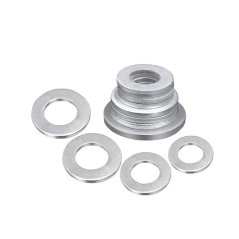20-50PCS Aluminum Seal Washer M3 /5/6 /7/8 /9/10 /11 to /22 Thickness 1mm Flat Ring Gasket Sump Plug(M4x8x1 50pcs) in Saudi Arabia
