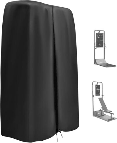 غطاء لمعدات الصالة الرياضية المنزلية Speediance، غطاء نظام الصالة الرياضية المنزلي الذكي المقاوم للماء، واقي معدات اللياقة البدنية لتدريب القوة لآلة كابل التمارين المنزلية - 28 بوصة طول × 15 بوصة عرض × 71 بوصة ارتفاع، أسود in Kuwait
