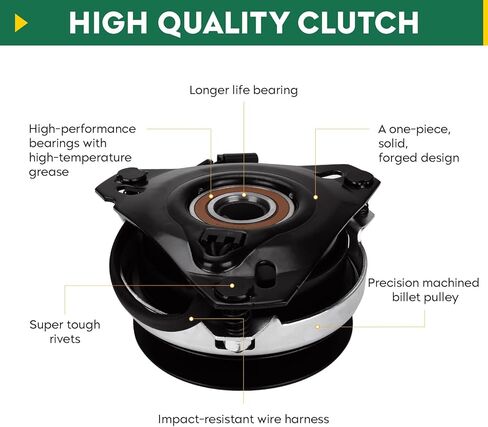 Aeagle 1703816SM PTO Clutch for Simplicity 1703816 Warner 5210-33 5215-59 Cub Cadet MTD 717-3036 917-3497 959-3230، للخارج الأبيض FST-14 FST-15 LT-165 1613H 1615H 1616 هـ 1613 ز 1615 2614 هـ 2616 هـ in Kuwait