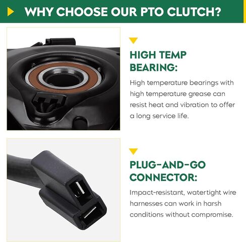 Aeagle 1703816SM PTO Clutch for Simplicity 1703816 Warner 5210-33 5215-59 Cub Cadet MTD 717-3036 917-3497 959-3230، للخارج الأبيض FST-14 FST-15 LT-165 1613H 1615H 1616 هـ 1613 ز 1615 2614 هـ 2616 هـ in Kuwait