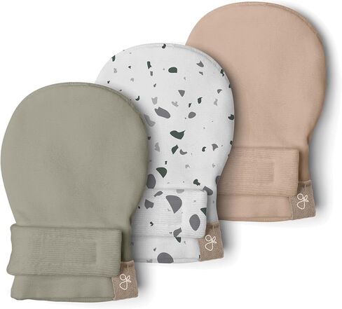 Goumikids 3 Pack Mitts Moss + Terrazzo + Sandstone ، 0-3 أشهر in Saudi Arabia