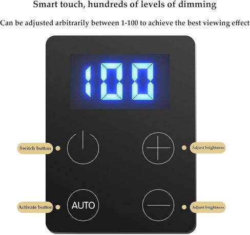 X-ray Film Viewer LED Board Box, Portable LED Light Panel Screen Professional Slide Viewer Illuminator with Bracket - Adjust Brightness, Prevent Shadows in Saudi Arabia