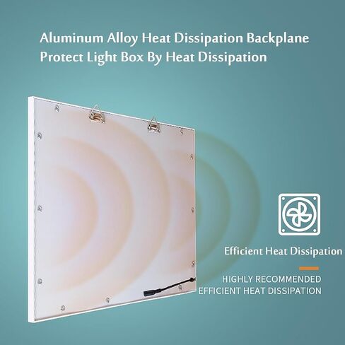X-Ray LED Illuminator Wall Mounting View Box Film Illuminator Light Box, 6000-6500K Color Temperature, 90% Brightness Uniformity, 30.8cm*21.3cm Viewing Area, No Shadows, for Clinic Hospital. in Saudi Arabia