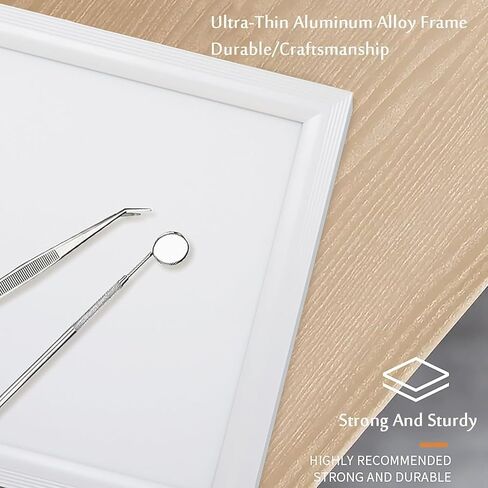 X-Ray LED Illuminator Wall Mounting View Box Film Illuminator Light Box, 6000-6500K Color Temperature, 90% Brightness Uniformity, 30.8cm*21.3cm Viewing Area, No Shadows, for Clinic Hospital. in Saudi Arabia