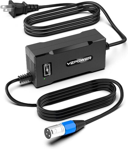 YZPOWER 58.8V 4A Electric Bike & Scooter Charger with Turbo Cooling Fan | 48V Lithium Battery Power Adapter | Overheat Protection & Fast Charging | Gx16-3 Connector in Kuwait