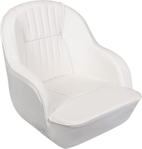 Pontoon Captain Seat Marine Boat Bucket Seats Low Back Captains Chair with Armrest in Saudi Arabia