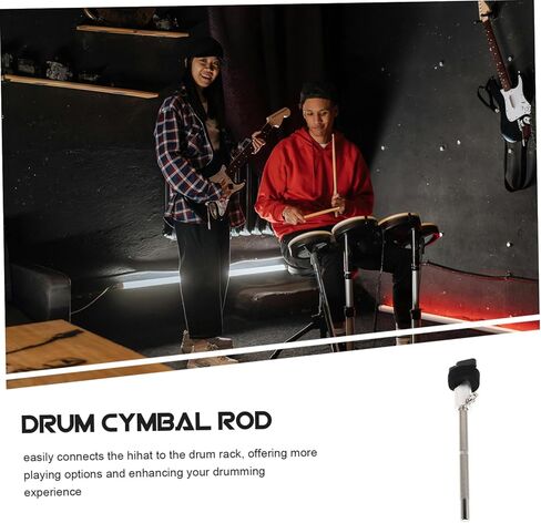 UPKOCH Cymbal Boom Stand Attachment Adjustable Height Cymbal Arm Holder Bracket for Percussion Instruments Durable Electric Drum Accessory Compatible with Various Brands in Saudi Arabia