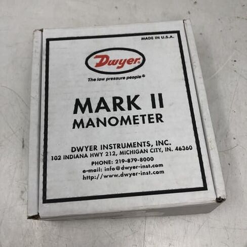 مقياس الضغط الثابت Mark II 25، مملوء بالسائل، مثبت على الحائط، مرحاض 0-3 بوصة، مخزون قديم جديد. مجموعة من 5. in Kuwait