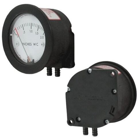 مقياس الضغط التفاضلي Dwyer® Minihelic® II، 2-5002-NPT، دقة عالية، مدمج، مرحاض 0-2 بوصة & NPT in Saudi Arabia
