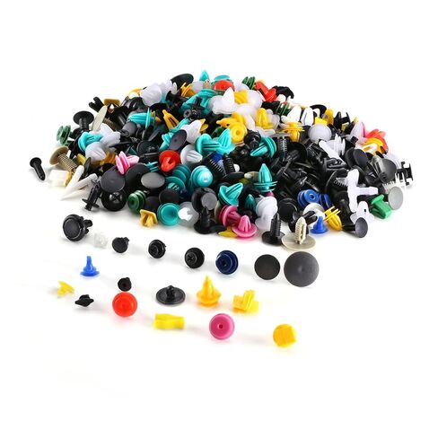 500 قطعة جسم السيارة العالمي البلاستيك دفع دبوس برشام لوحة الكسوة السحابة كليب القالب in Kuwait