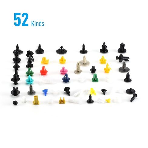 500 قطعة جسم السيارة العالمي البلاستيك دفع دبوس برشام لوحة الكسوة السحابة كليب القالب in Kuwait